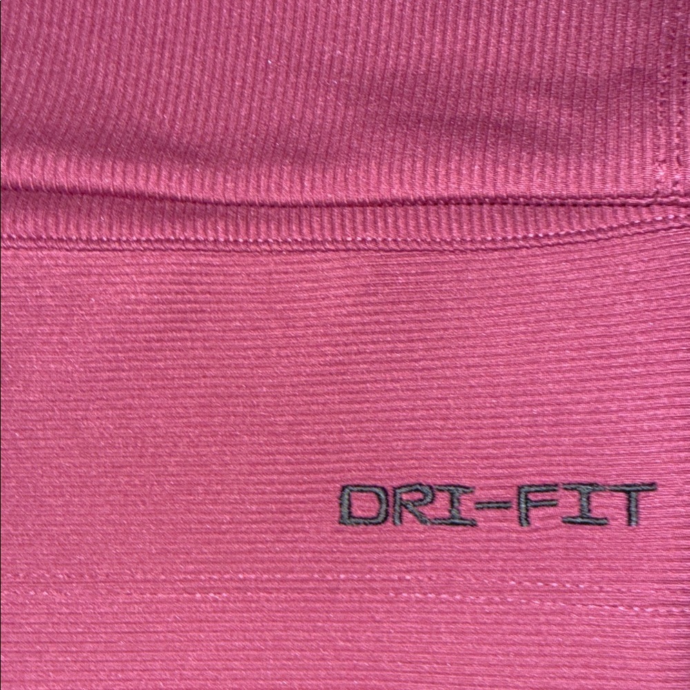 Nike Pink and Burgundy Half-Zip Top - Picture 8 of 11